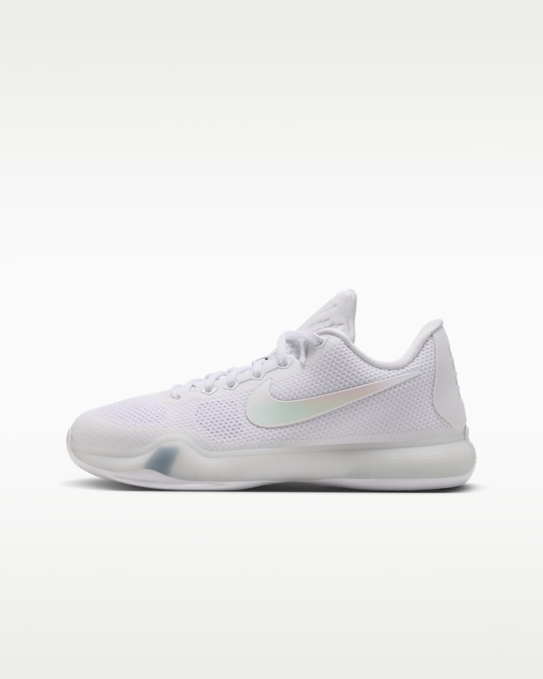 Kobe 10 Protro "Halo" Big Kids' Shoes - White/White