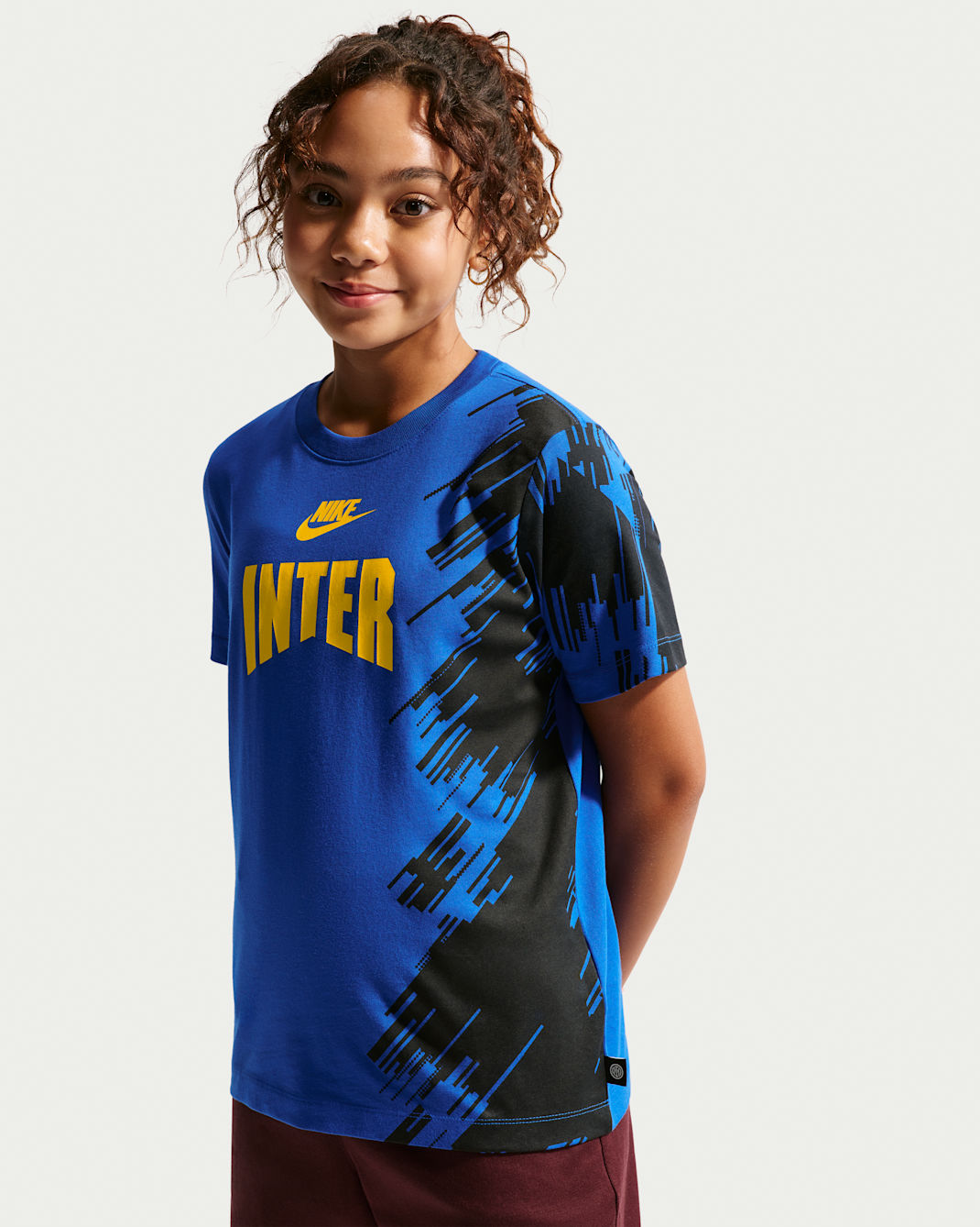 T-shirt Nike Football Inter Milan Premier pour pré-ado - Lyon Blue