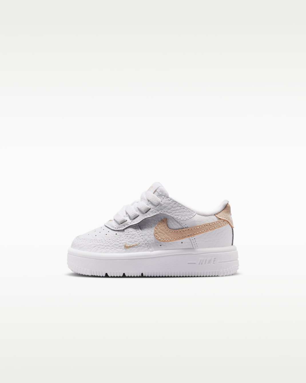 Παπούτσια Nike Force 1 Low EasyOn για βρέφη και νήπια - Λευκό/Rattan