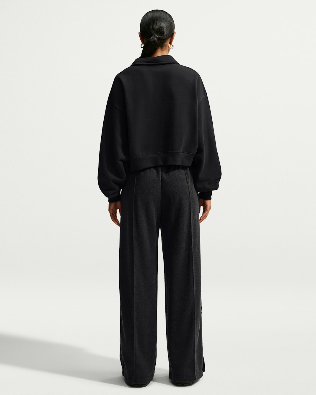 Nike Studio Fleece Plush Women's Mid-Rise Wide-Leg Pants