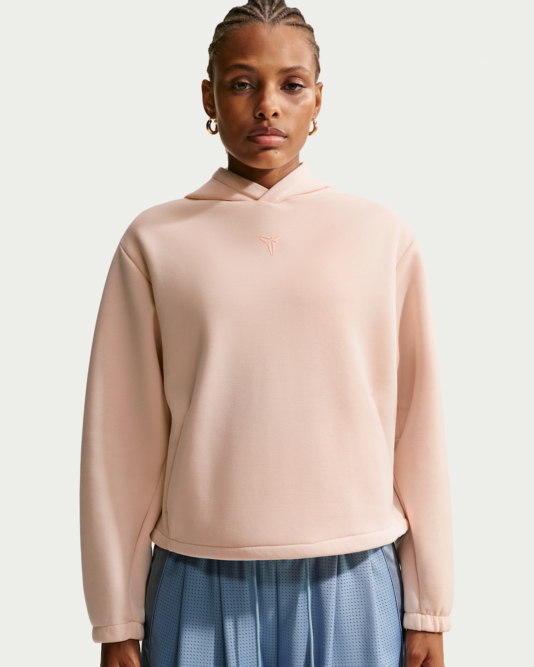 Kobe Women's Dri-FIT Pullover Basketball Hoodie - Ice Peach/Ice Peach