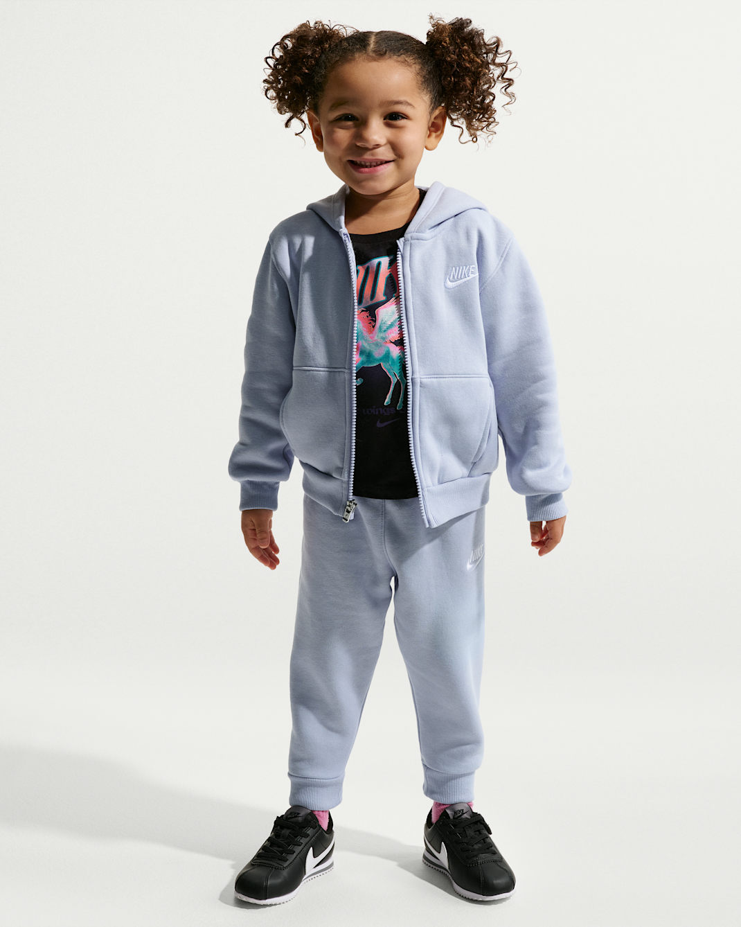 Nike Full-Zip Club Set Toddler 2-Piece Hoodie Set - Grey