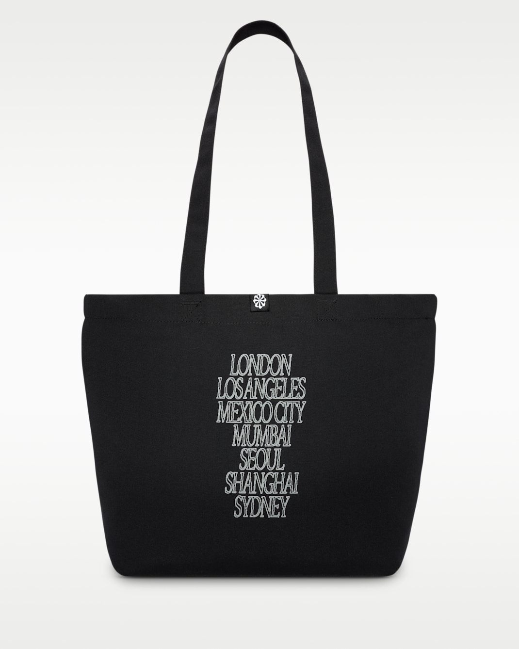 Nike Heritage 2.0 After Dark Tour Tragetasche (22 l) - Schwarz/Reflective Silver/Metallic Silver