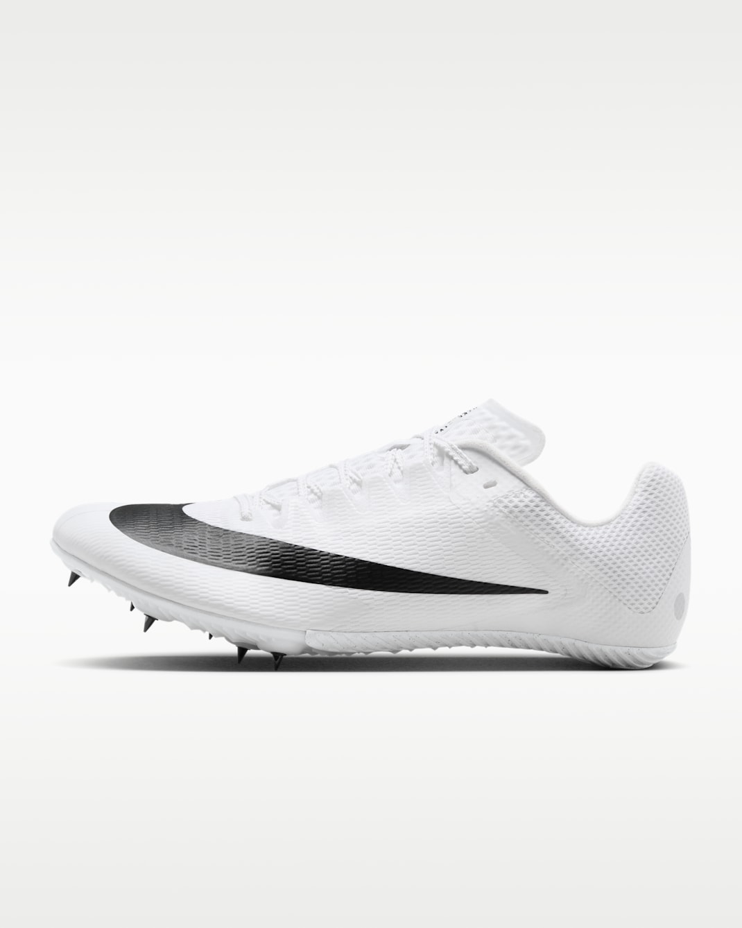 Nike Zoom Rival Sprint Track & Field Sprinting Spikes - White/Metallic Silver/Black