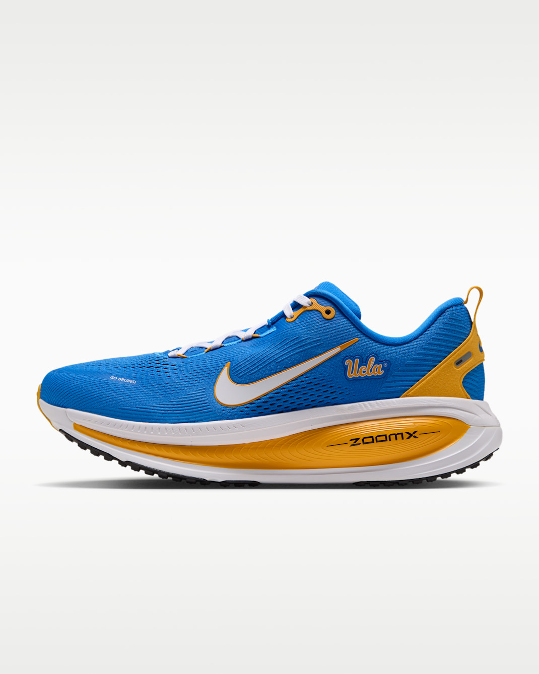 Nike College Vomero 18 (UCLA) Men's Road Running Shoes - Signal Blue/Gold/White