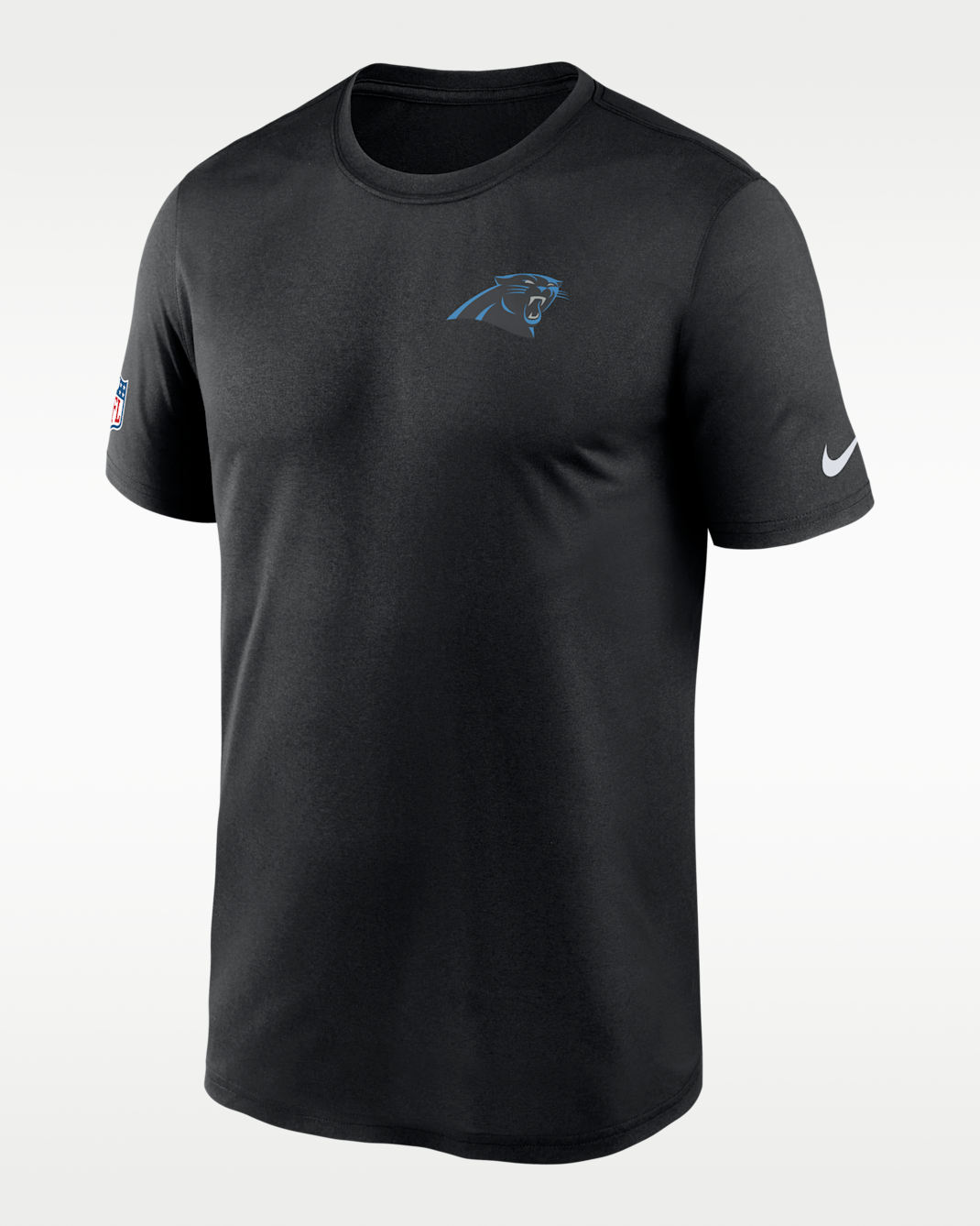 Playera Nike Dri-FIT de la NFL para hombre Carolina Panthers Legend Small Logo - Negro
