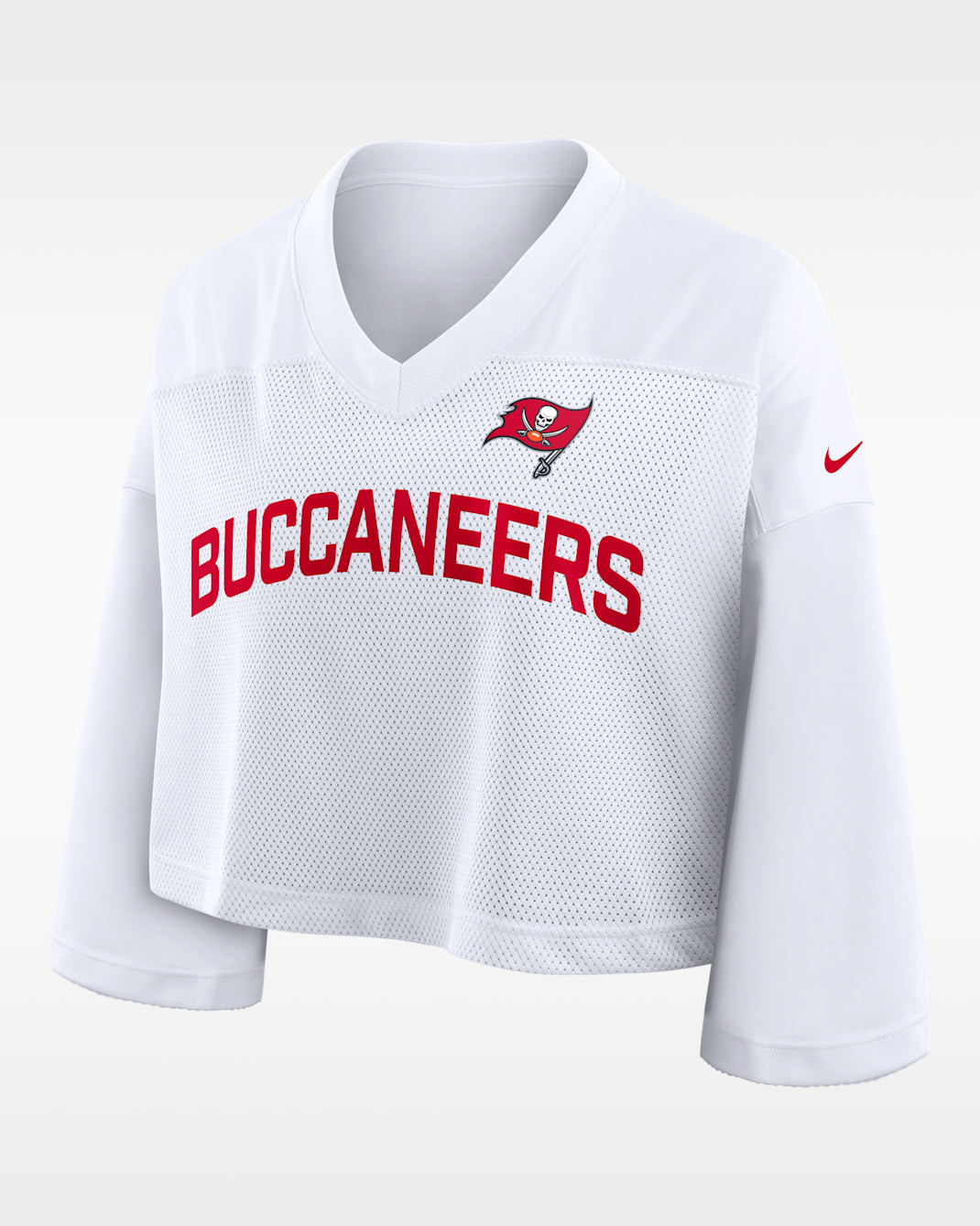 Tampa Bay Buccaneers Wide Receiver Jersey Fashion Women's Nike Dri-FIT NFL Cropped Top - White