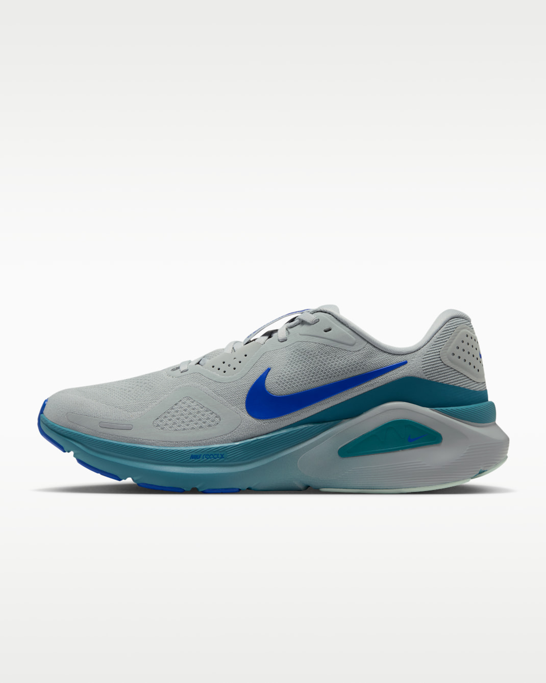 Nike Structure 26 Men's Road Running Shoes - Grey Mist/Smoky Blue/Racer Blue/Black