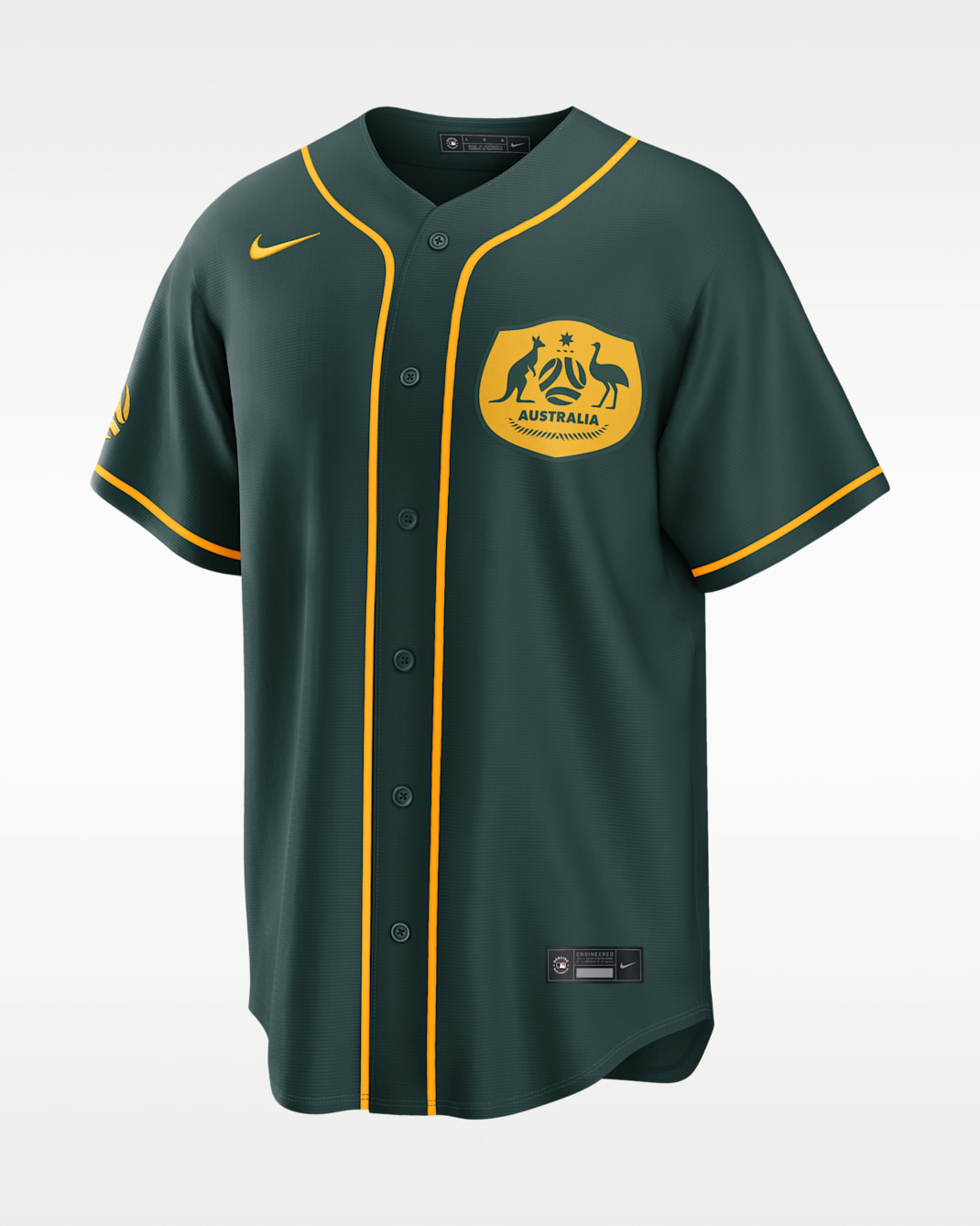 Australia National Team Men's Nike Soccer x MLB Stadium Jersey - Green