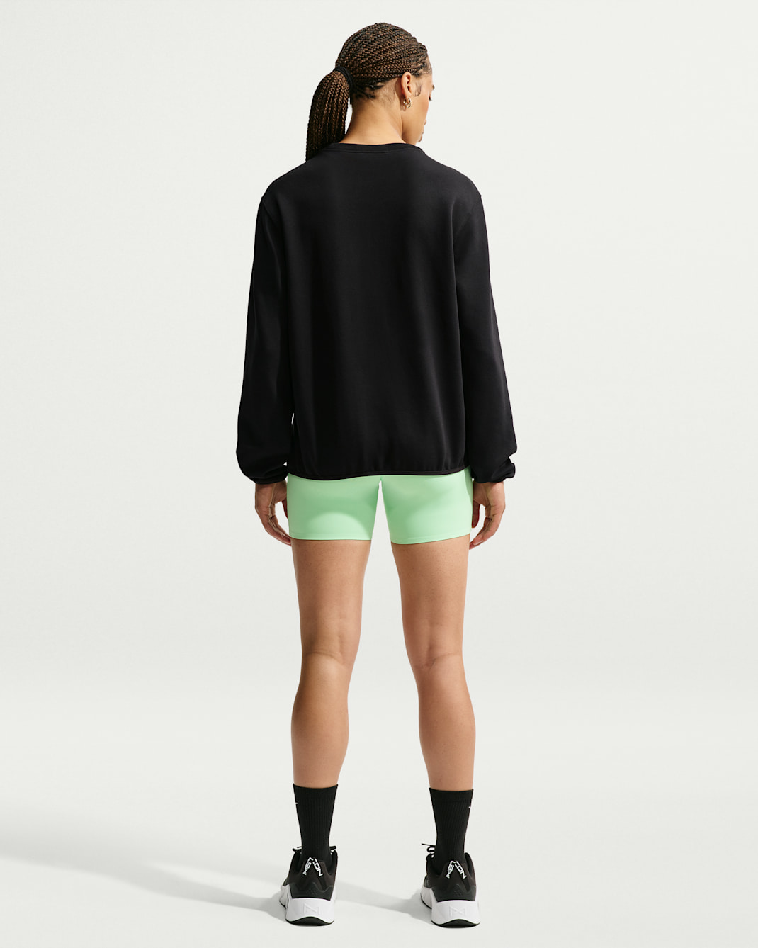 Nike Studio Fleece Sport Women's Dri-FIT Crew-Neck Sweatshirt