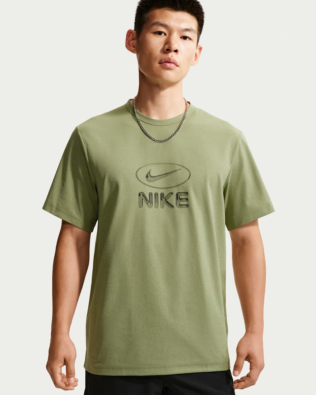 Nike Hyverse Men's Dri-FIT UV Protection Training T-Shirt - Dusty Olive/Black