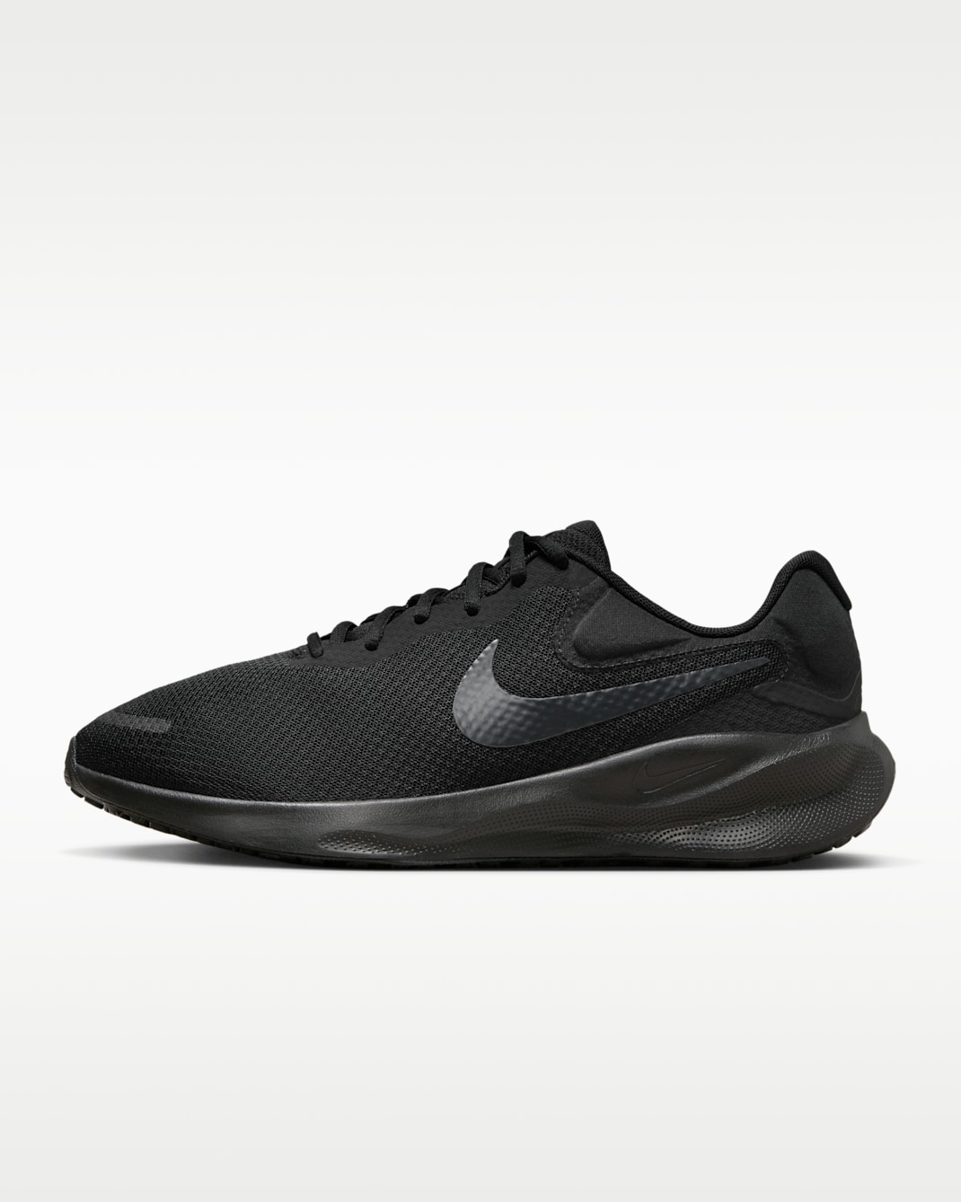 Nike Revolution 7 Men's Road Running Shoes (Extra Wide) - Black/Off-Noir