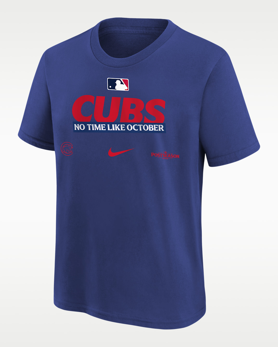 Chicago Cubs 2026 Postseason Authentic Collection Big Kids' Nike MLB T-Shirt - Blue