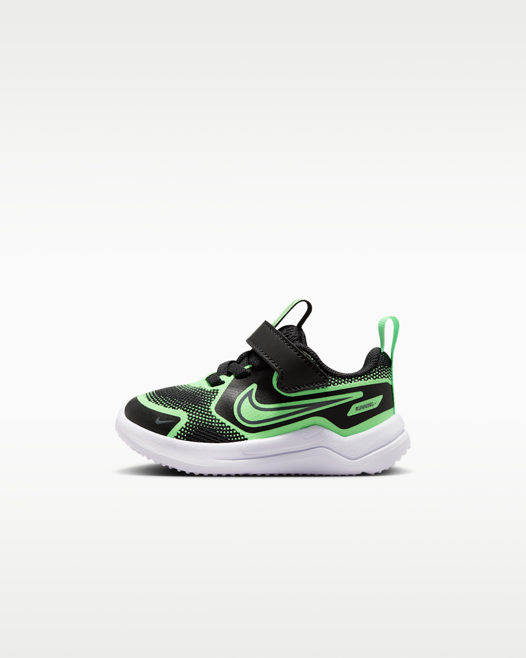 Nike Cosmic Runner Baby/Toddler Shoes - Black/Illusion Green/Cool Grey
