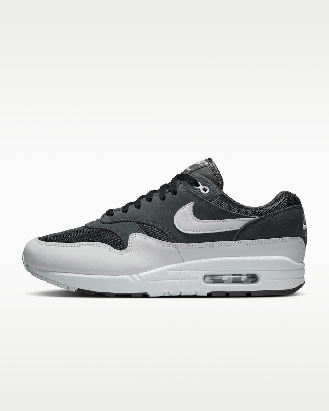 Nike Air Max 1 Essential 男鞋 - Off Noir/白色/黑色/Vast Grey