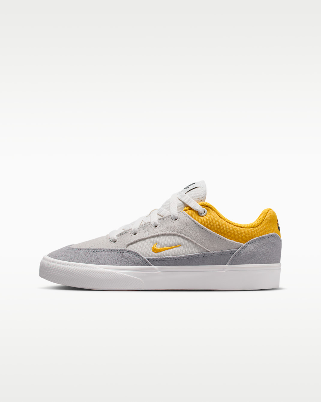 Nike SB Malor Older Kids' Skate Shoes - Platinum Tint/Wolf Grey/Summit White/University Gold