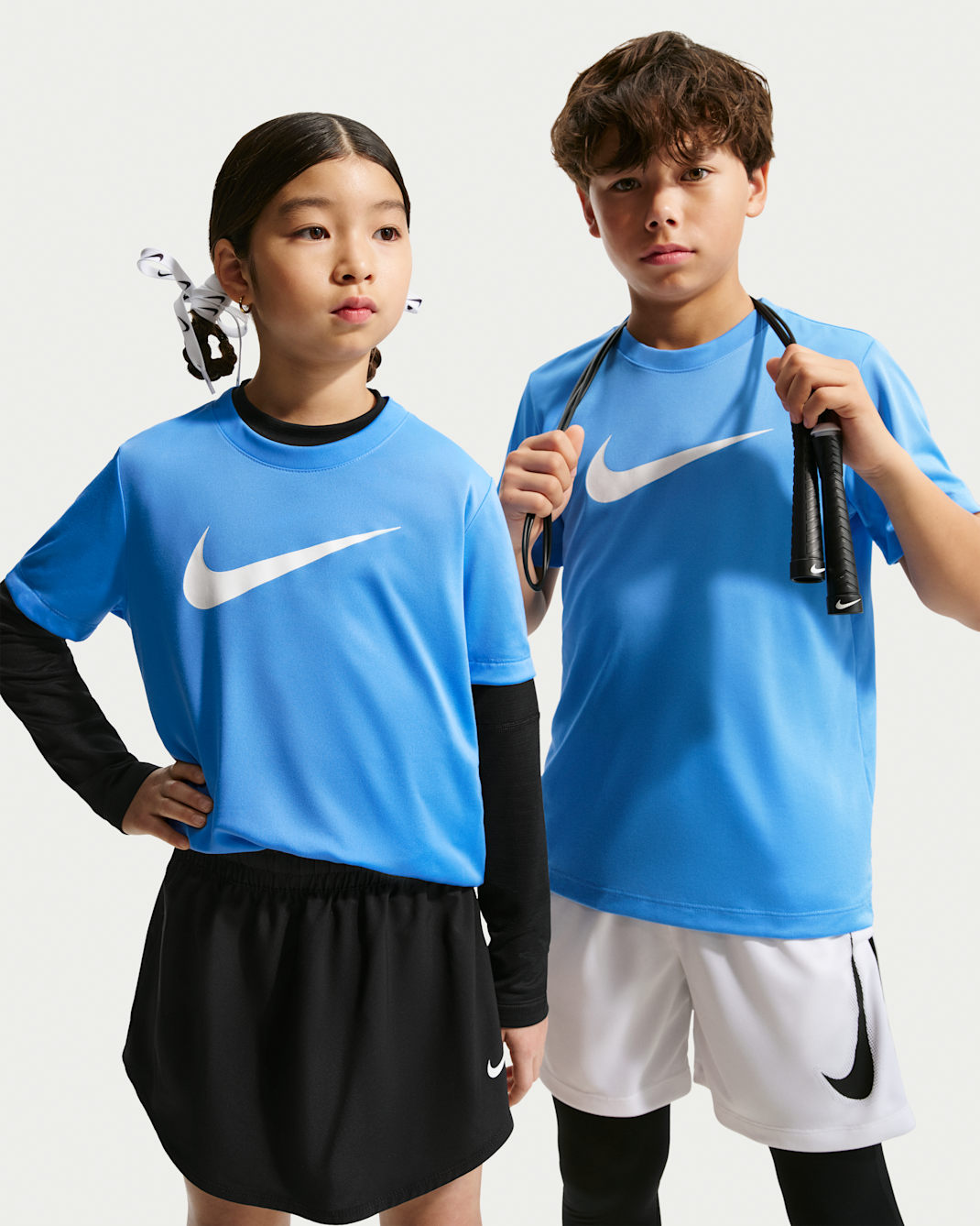 Playera Dri-FIT para niños talla grande Nike Legend - Azul universitario