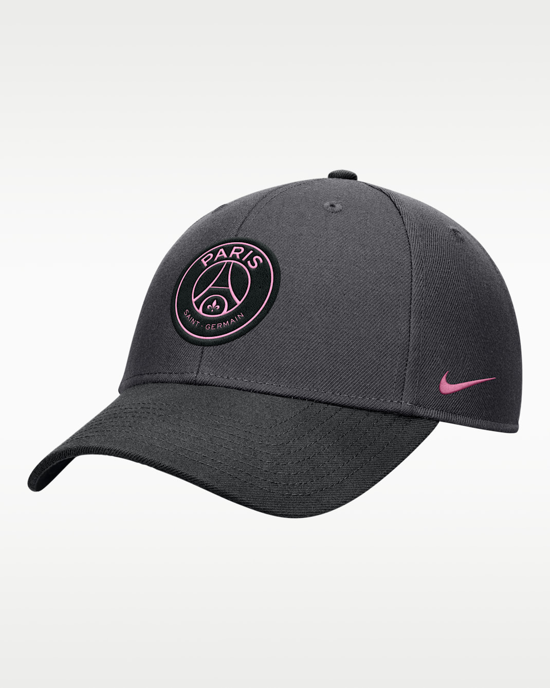 PSG Men's Nike Rise Structured Cap - Grey