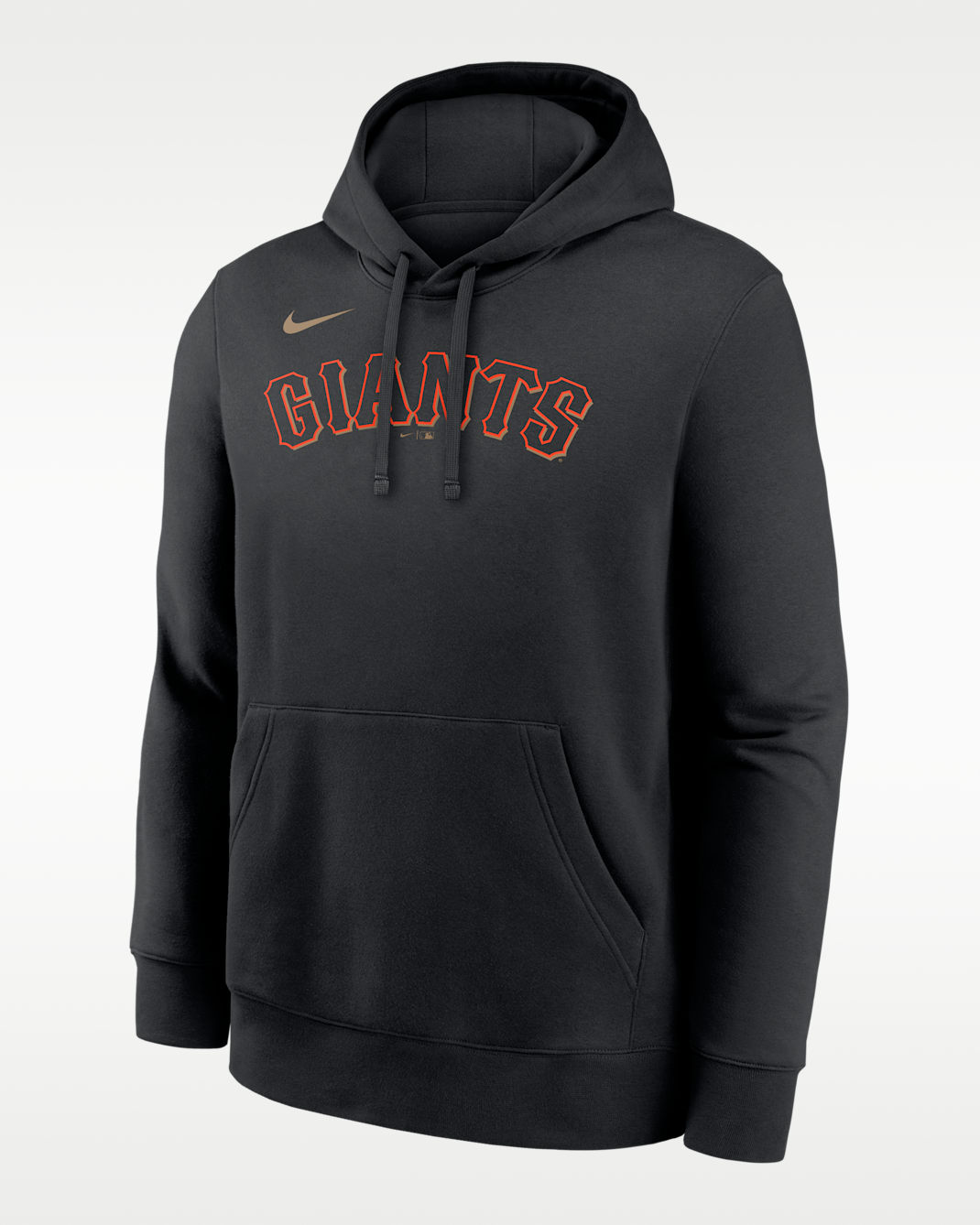San Francisco Giants Club Men's Nike MLB Pullover Hoodie - Black