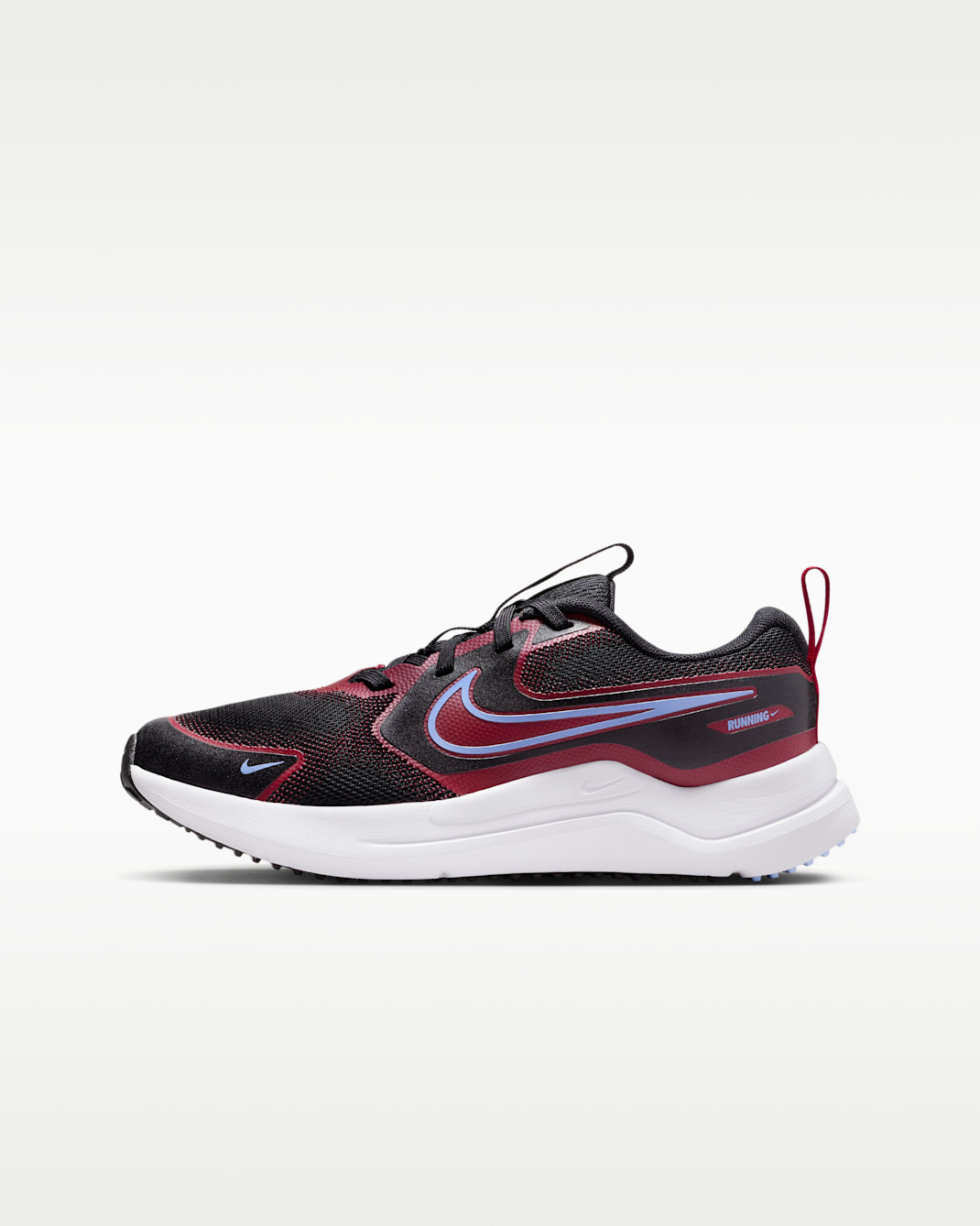 Nike Cosmic Runner Older Kids' Road Running Shoes - Black/Team Red/Aluminium