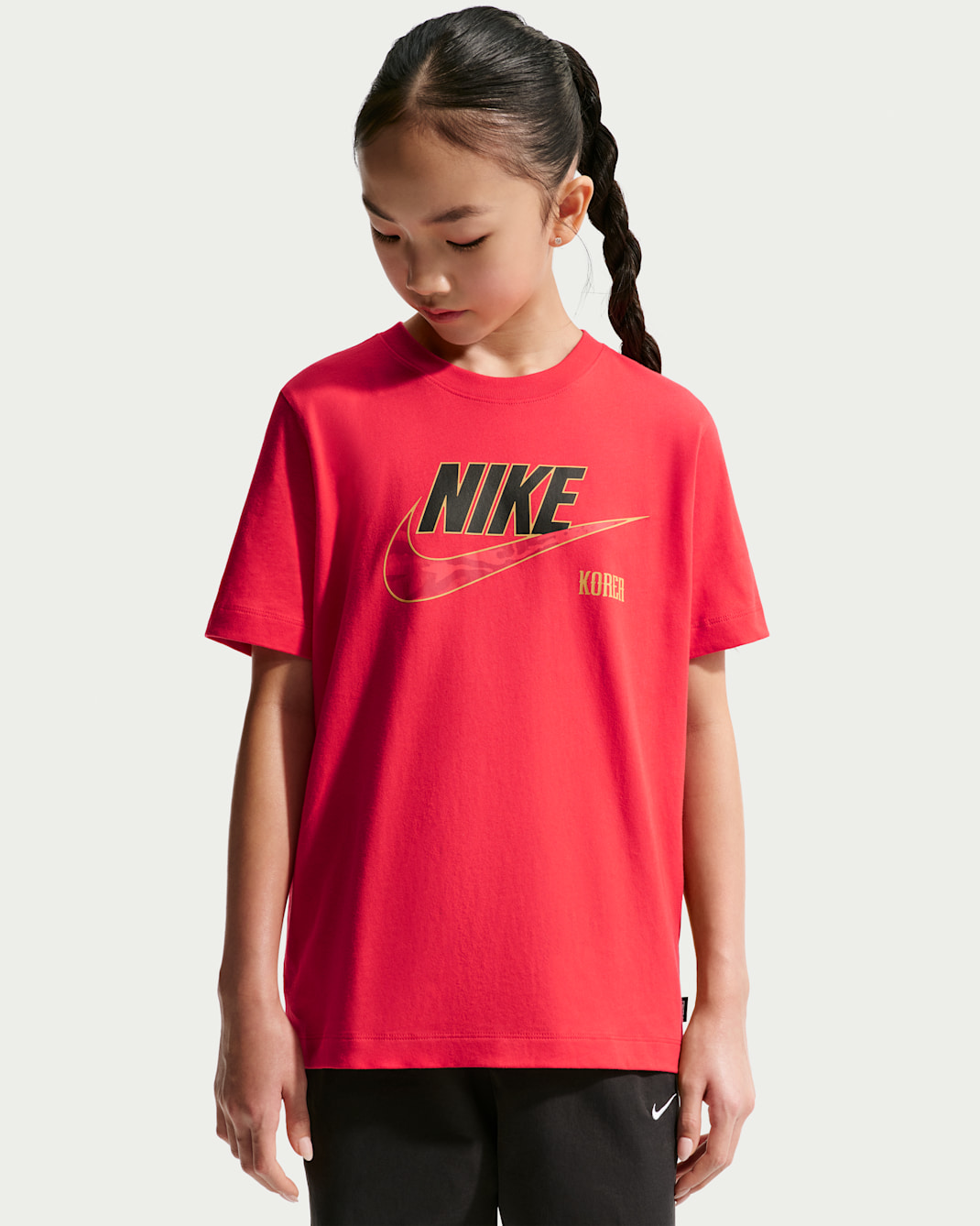 Korea Big Kids' Nike Soccer T-Shirt - Global Red