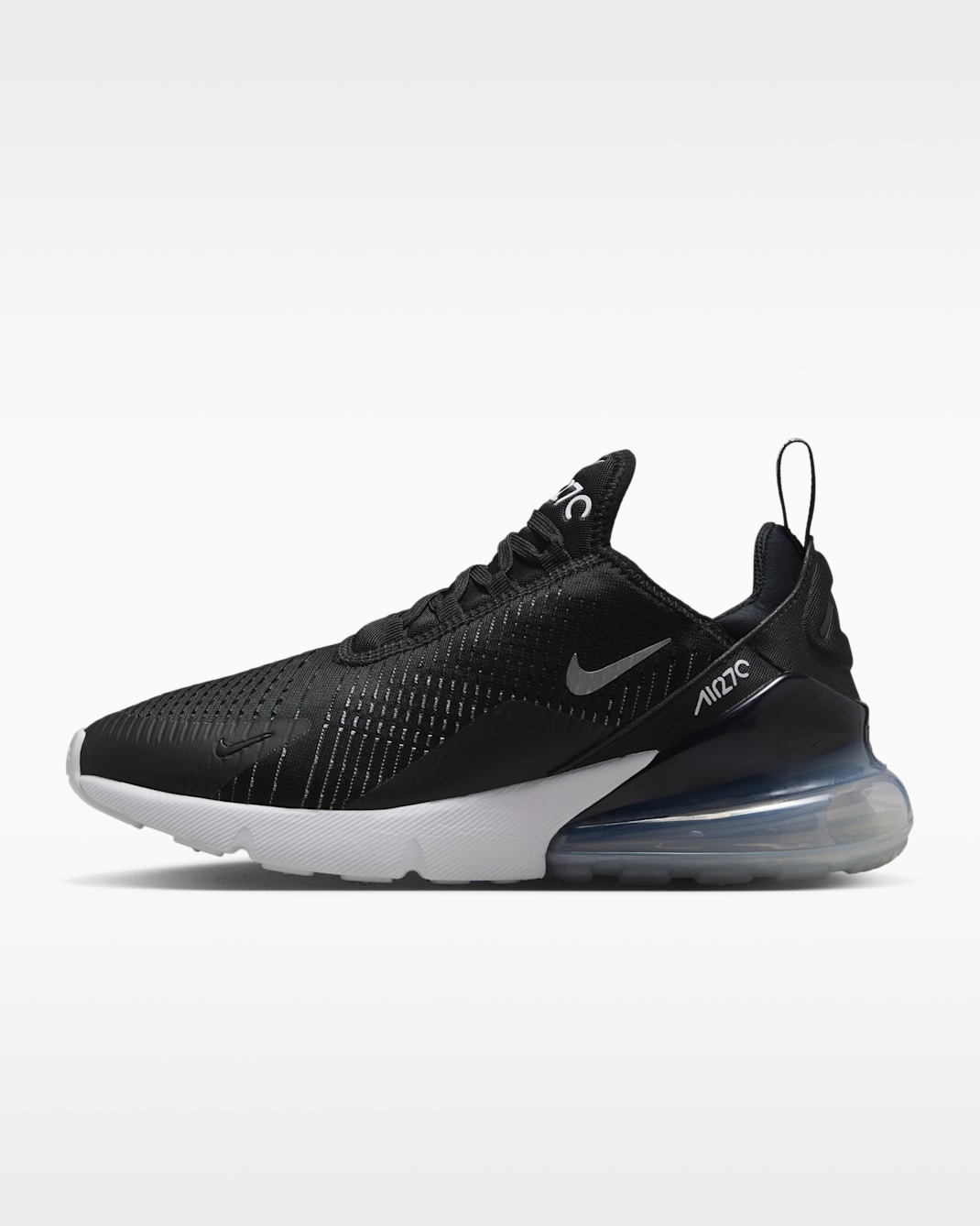 Nike Air Max 270 Women's Shoes - Black/White/Metallic Silver