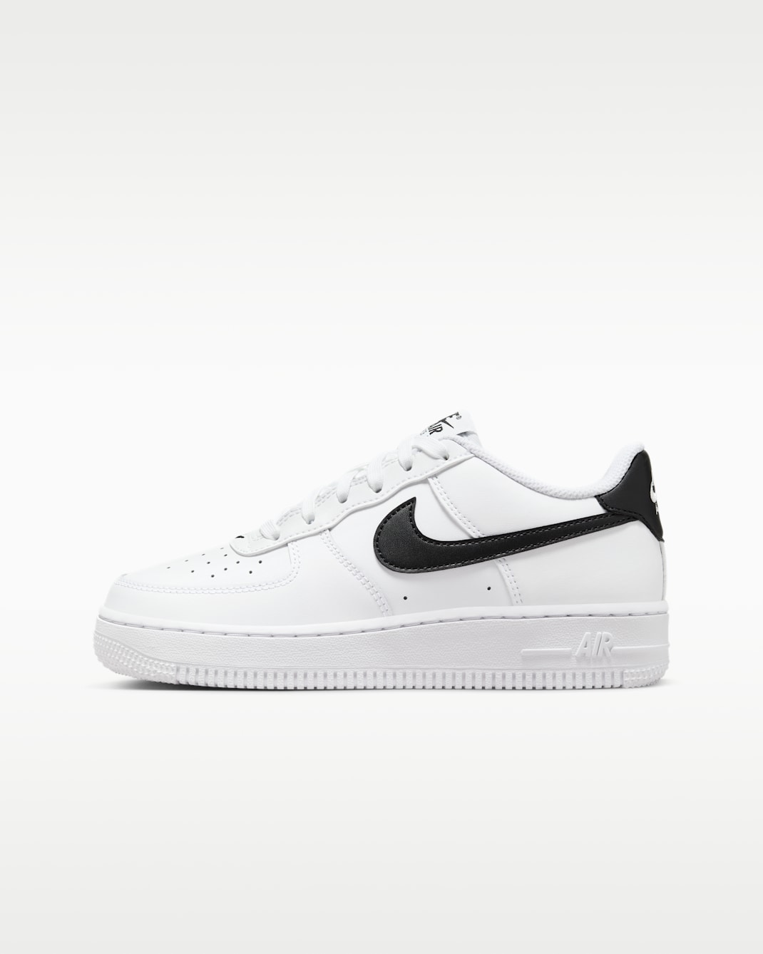 Nike Air Force 1 Older Kids' Shoes - White/Black