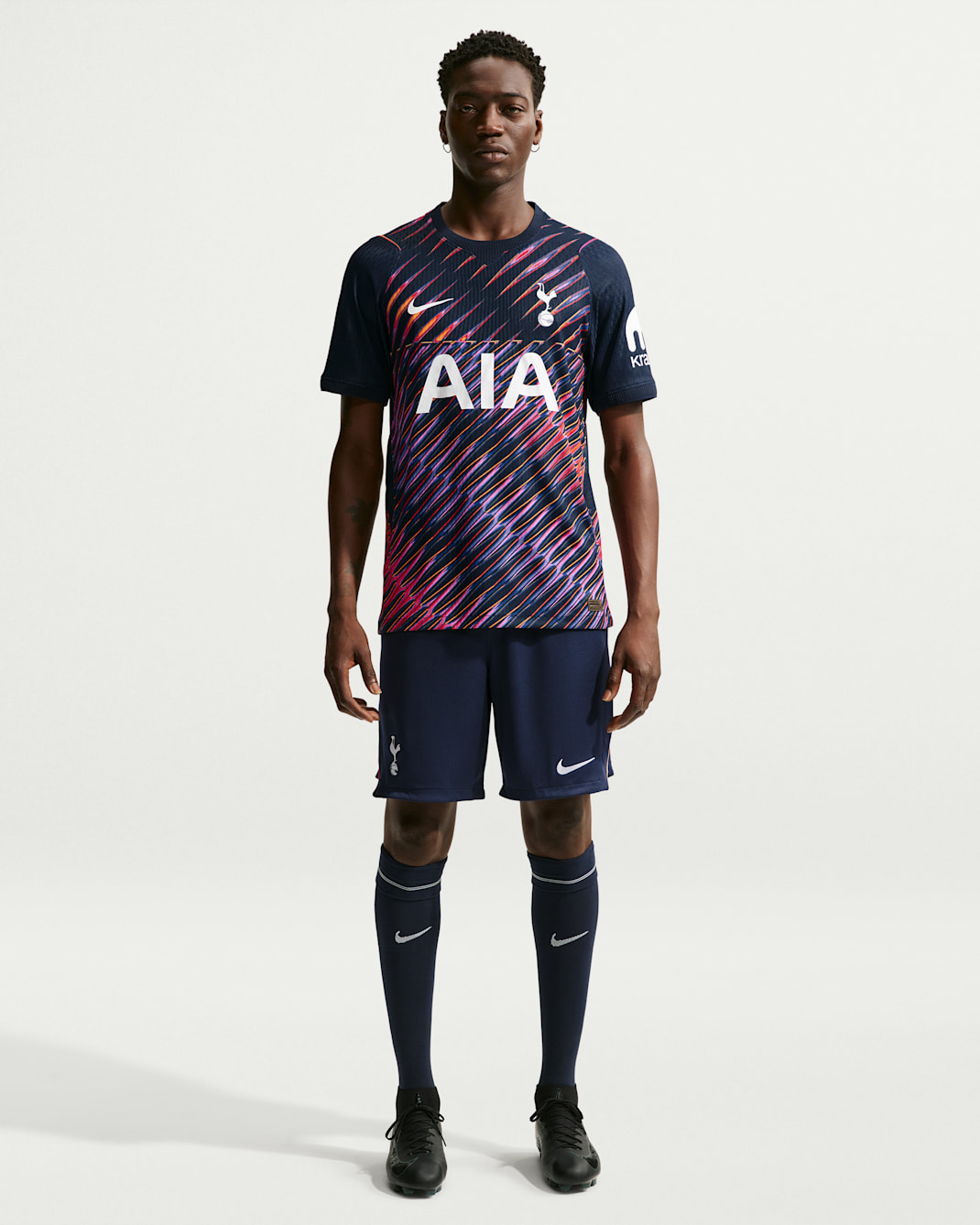 Tottenham Hotspur 2026/27 Stadium Nike Dri-FIT replika fotballshorts til herre (bortedrakt) - Obsidian/Hvit