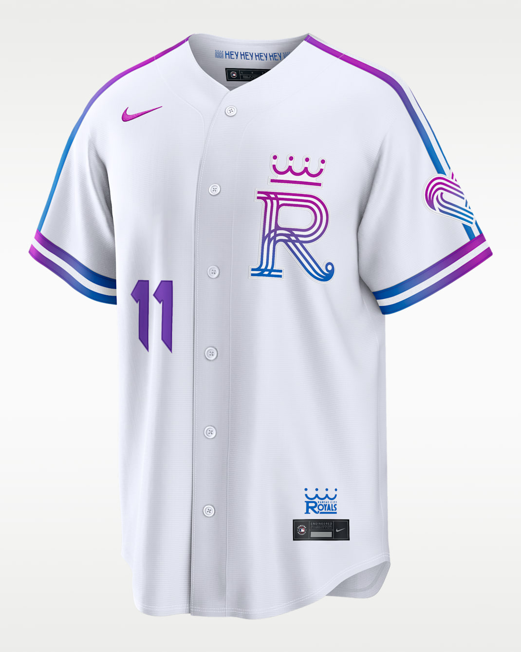 Maikel Garcia Kansas City Royals City Connect Men's Nike MLB Stadium Jersey - White