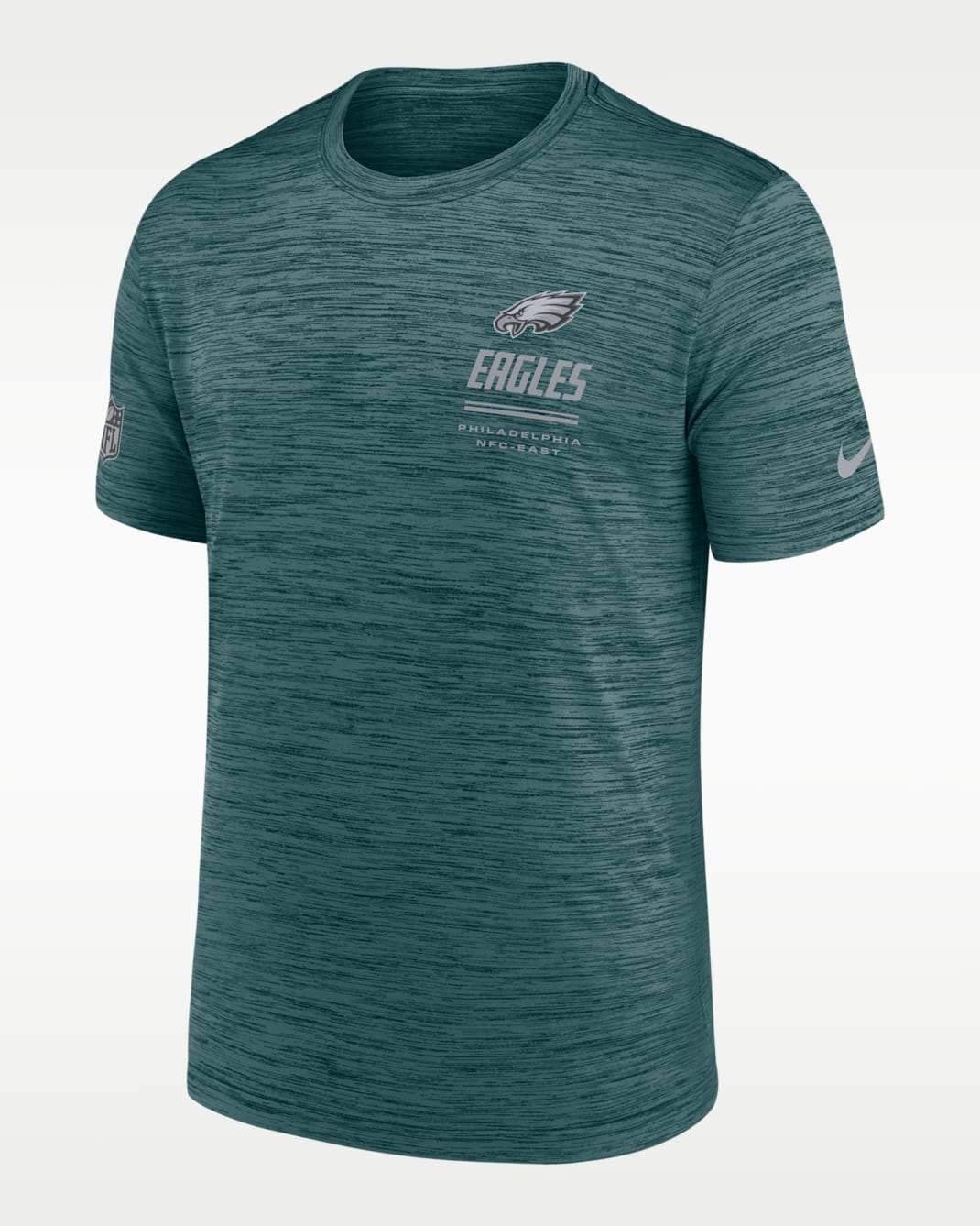 Playera Nike Dri-FIT de la NFL para hombre Philadelphia Eagles Sideline Team Issue Velocity - Verde