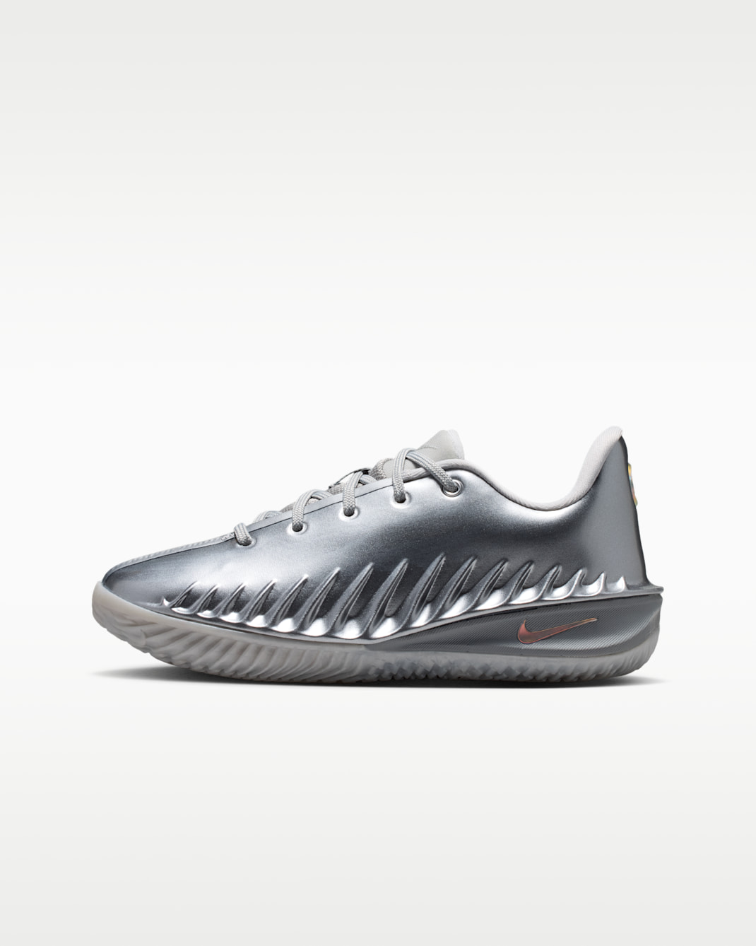 Nike G.T. Cut 4 Big Kids' Basketball Shoes - Metallic Silver/Iron Grey