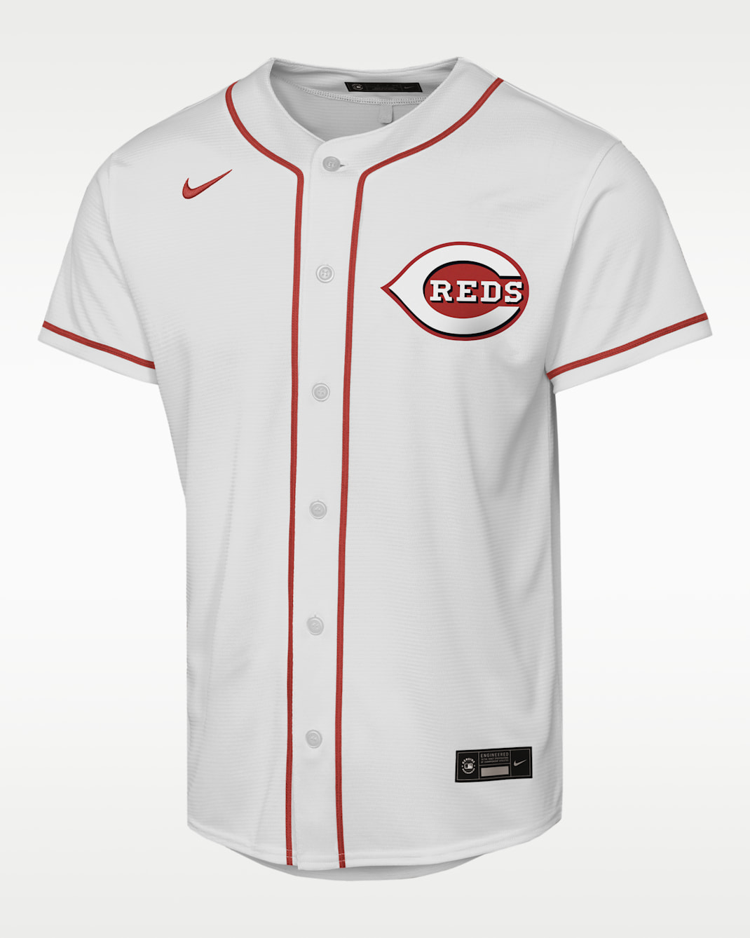 Elly De La Cruz Cincinnati Reds Baseline Big Kids' Nike MLB Home Replica Jersey - White