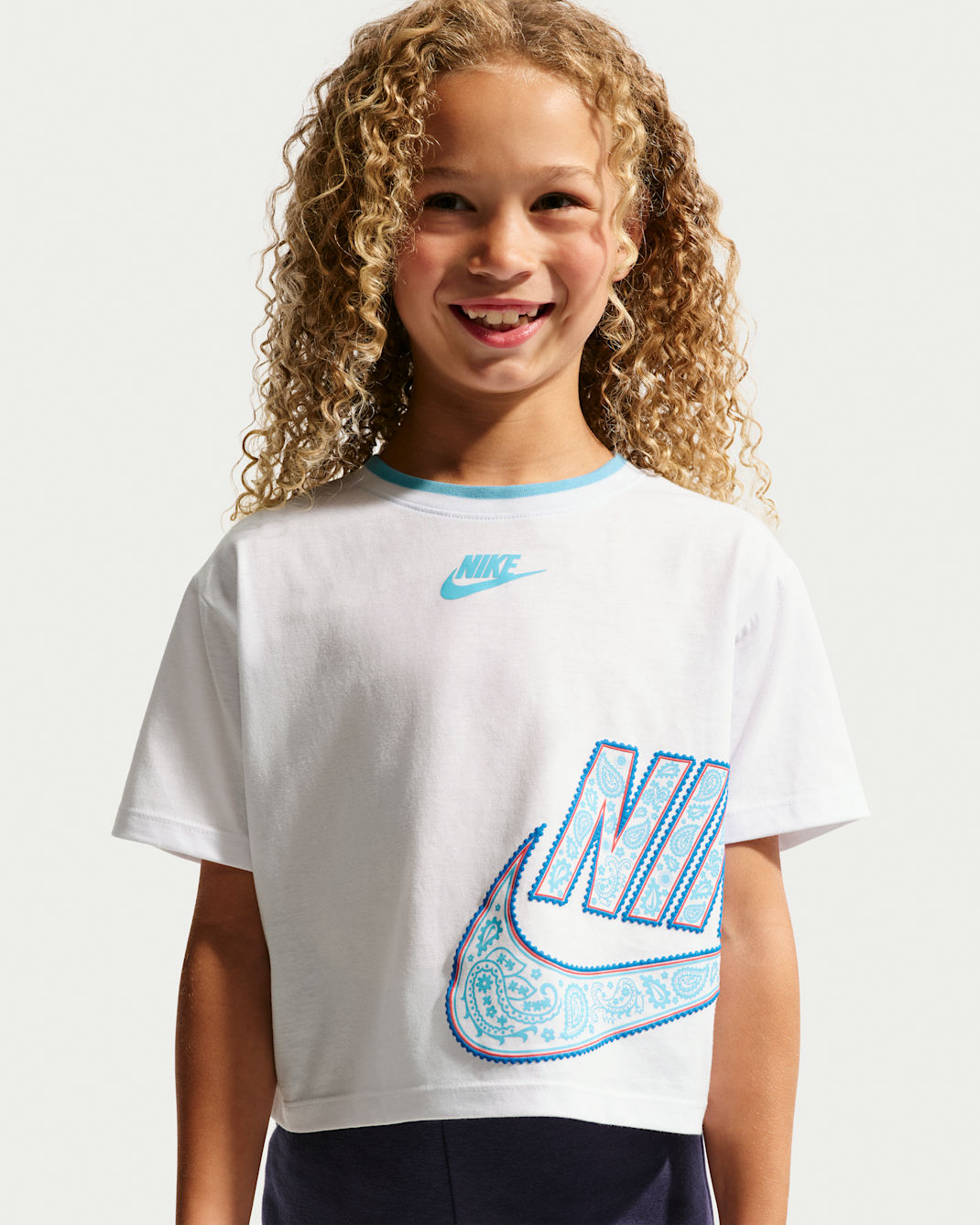 Nike Retro Remix Little Kids' T-Shirt - White