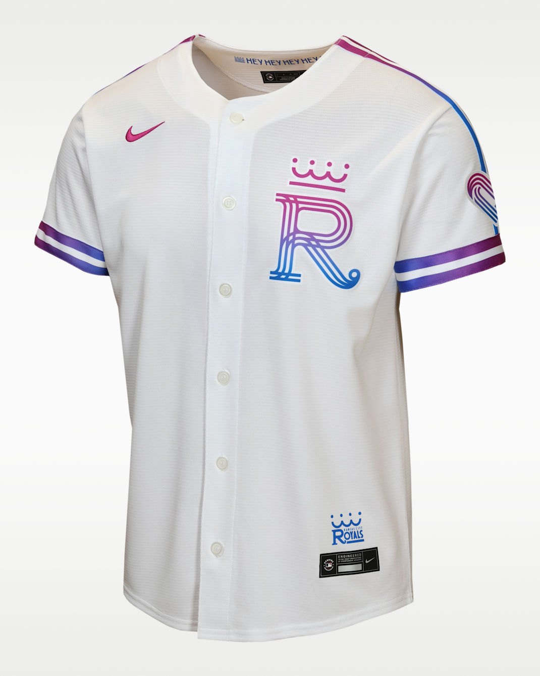 Kansas City Royals City Connect Big Kids' Nike MLB Stadium Jersey - White
