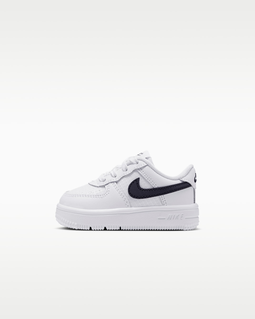 Tenis para bebé e infantil Nike Force 1 Low Tech - Blanco/Blanco/Negro