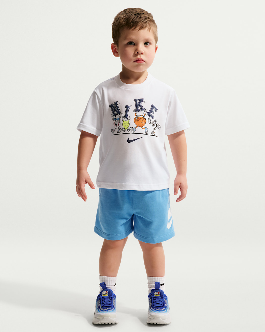 Nike Sportswear Club Toddler French Terry Shorts - Blue