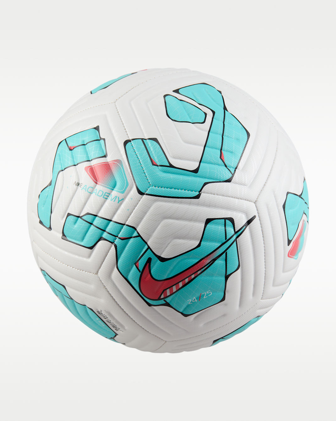 Balón de fútbol Nike Academy - Blanco/Verde aurora/Brasa resplandor