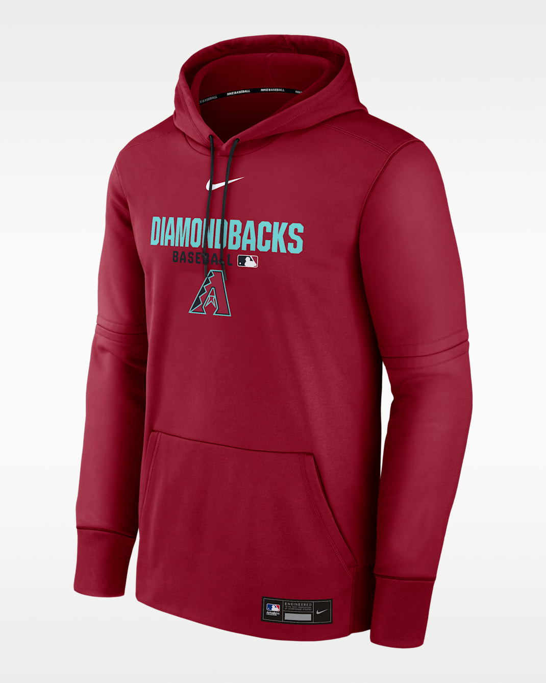 Arizona Diamondbacks Authentic Collection Men's Nike Therma MLB Pullover Hoodie - Maroon