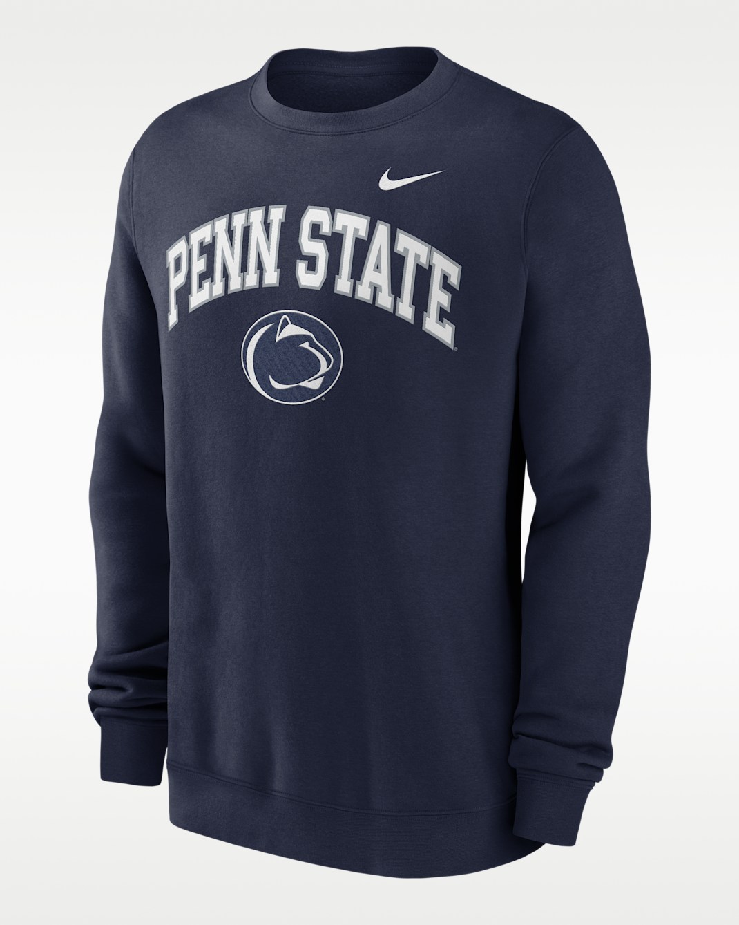 Sudadera de cuello redondo sin cierre universitaria Nike para hombre Penn State Arch - Azul marino