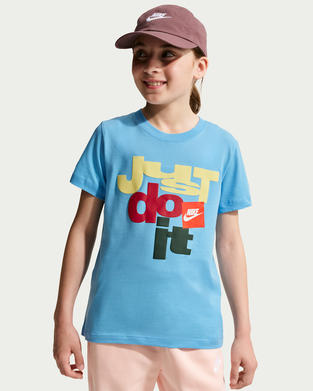 Nike Sportswear Club Big Kids' T-Shirt - Football Blue