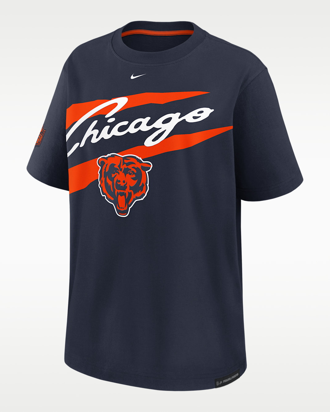 Chicago Bears Rivalries Collection Essential Boyfriend Women's Nike NFL T-Shirt - Marine