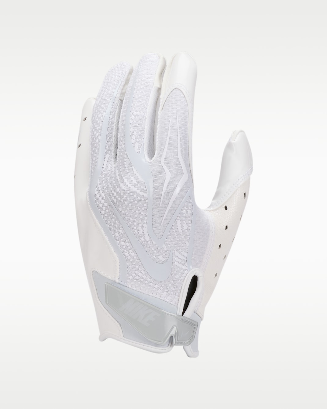Guantes de fútbol americano (1 par) Nike Vapor Jet 9.0 - Blanco/Platino puro