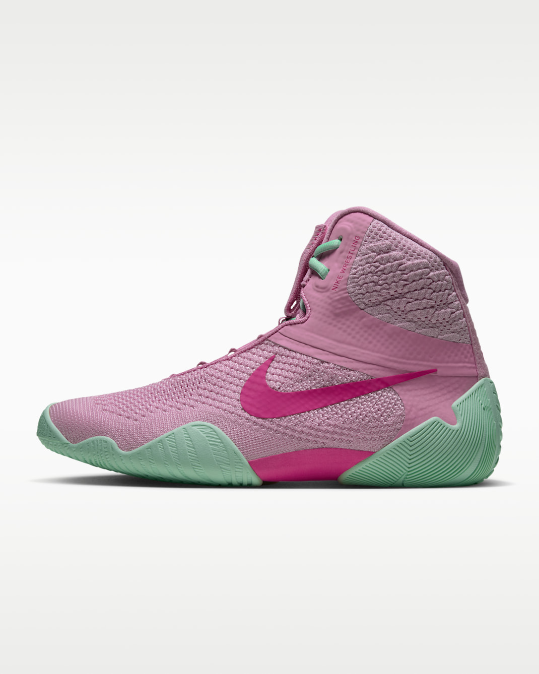 Nike Tawa Men's Wrestling Shoes - Pink Foam/Pink Rise/Arctic Green/Desert Pink