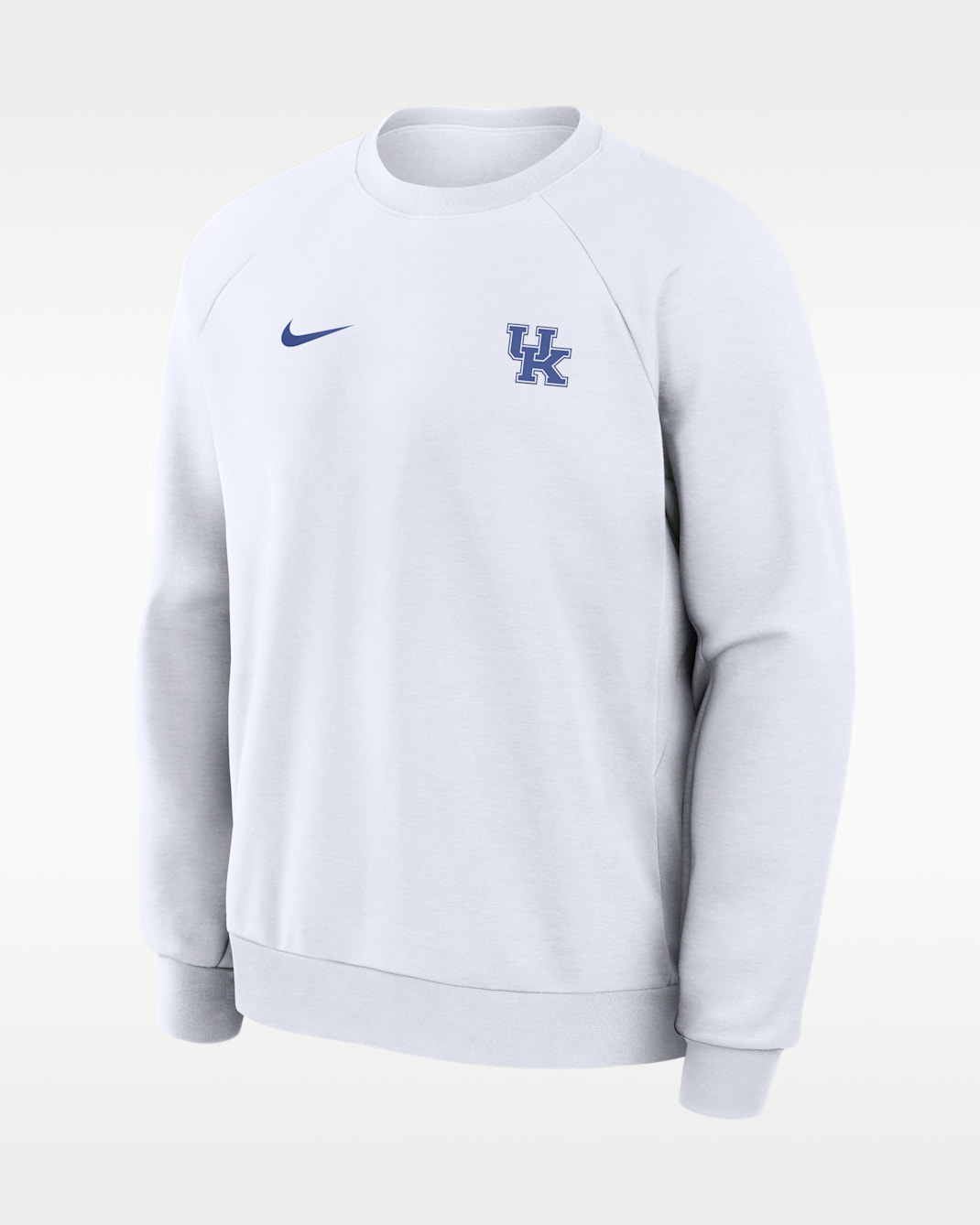 Kentucky Premium Performance Men's Nike Dri-FIT College Pullover Crew - White