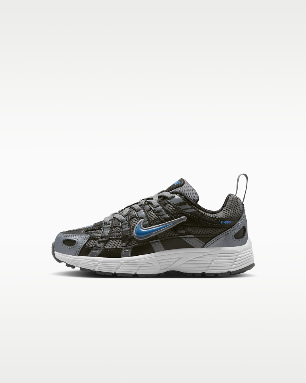 Nike P-6000 Little Kids' Shoes - Smoke Grey/Black/Platinum Tint/Dutch Blue