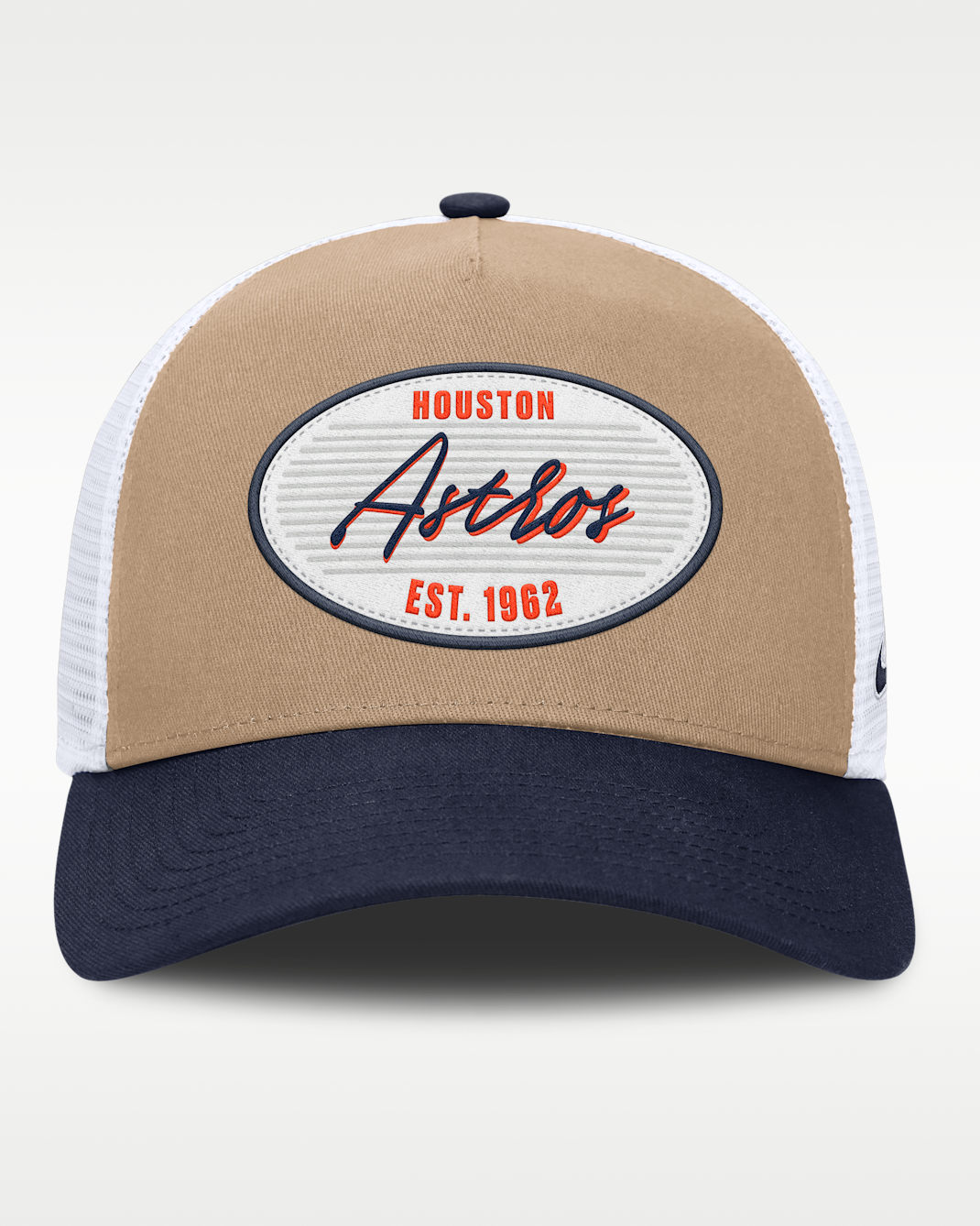 Houston Astros Rise Men's Nike MLB A-Frame Trucker Adjustable Hat
