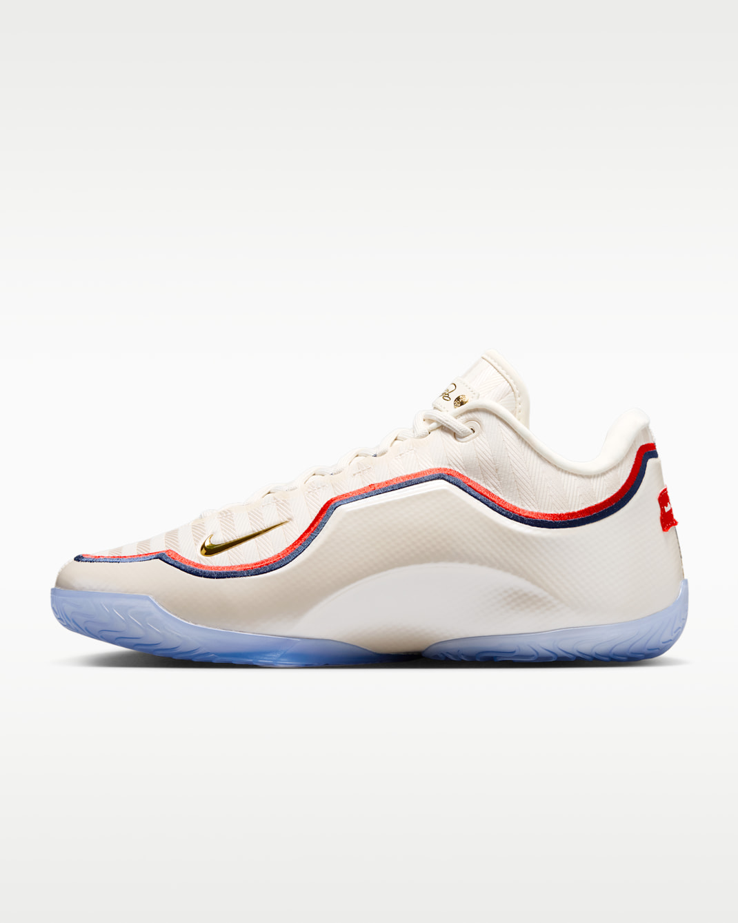 LeBron XXIII "Old Glory" Basketball Shoes - Pale Ivory/University Red/Midnight Navy/Metallic Gold