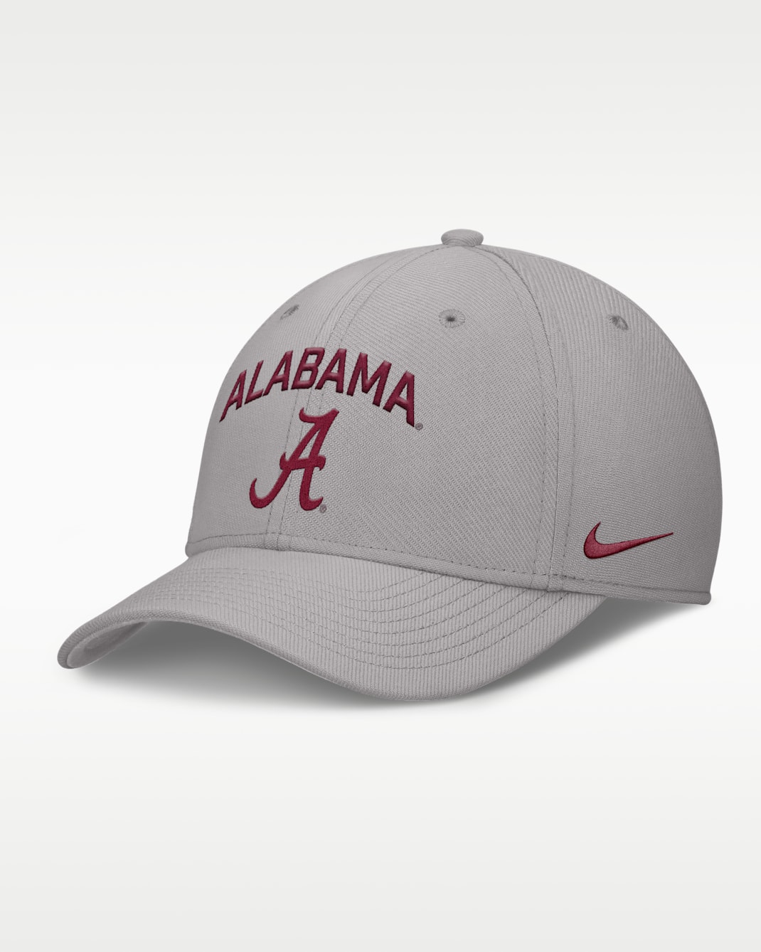 Alabama On-Field Rise Swoosh Men's Nike Dri-FIT College Hat - Grey