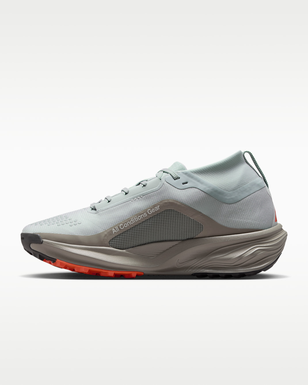ACG Pegasus Trail GORE-TEX Women's Waterproof Trail-Running Shoes - Light Silver/Light Army/Safety Orange/Light Silver