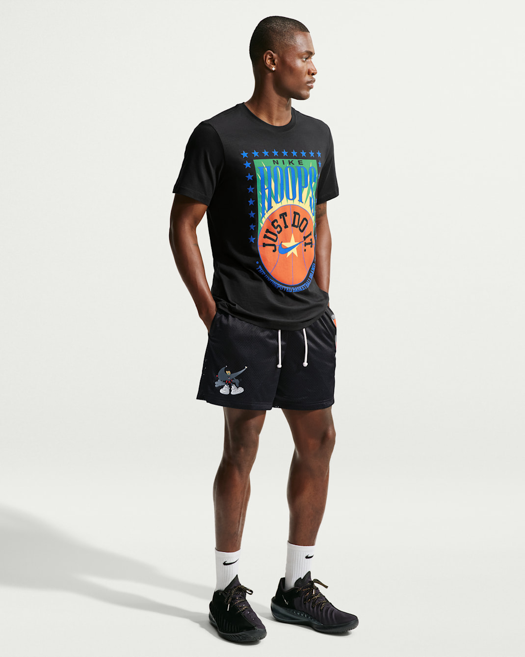 Nike Standard Issue Men's Dri-FIT 5" Practice Mesh Basketball Shorts - Black